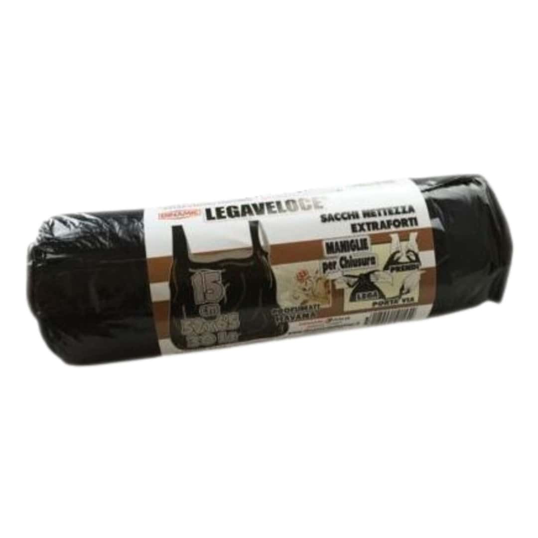 Dynamic Black Trash Bags T-Shirt Roll 70X115 CM 10 Pcs Garbage