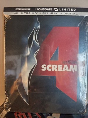 Scream 4 Steelbook (4K/Blu-ray/Digital) 