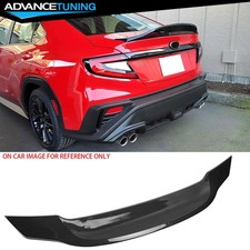Fits 22-26 Subaru WRX Sedan R Style Rear Trunk Spoiler ABS Carbon Fiber Print