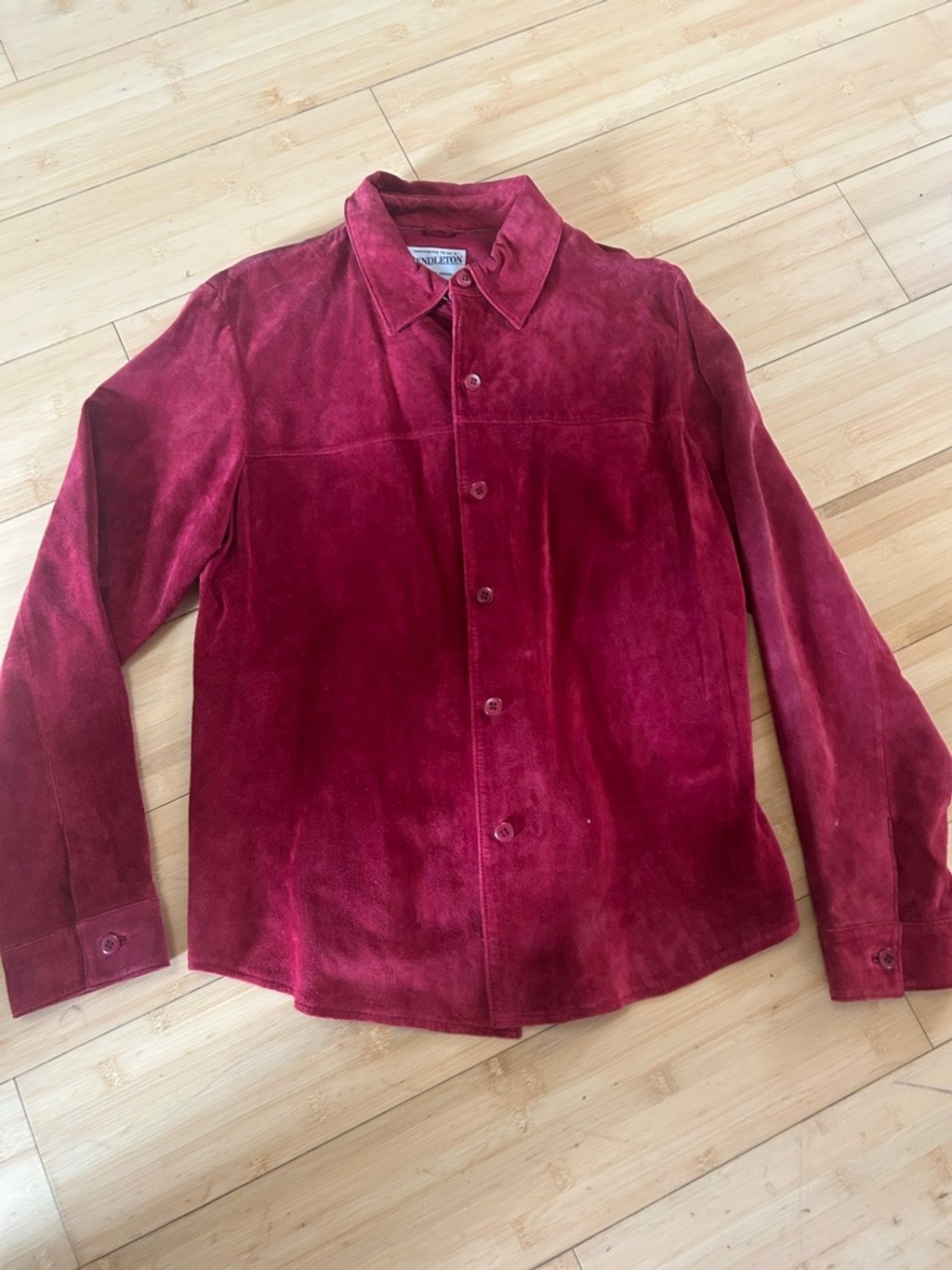 Pendleton medium red button up - image 1