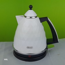 De'Longhi Brillante KBJ3001W Kettle White, 3000W Rapid Boil