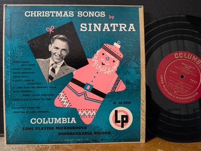 Frank Sinatra Christmas Songs By Sinatra 1949 Gingerbread Man Cover 10'' Holiday