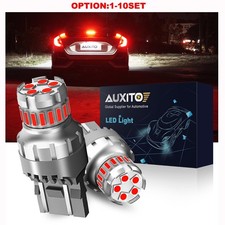 AUXITO 7440 7443 LED Back Up Reverse Light Parking Bulbs 6500K Red Canbus 2-20x
