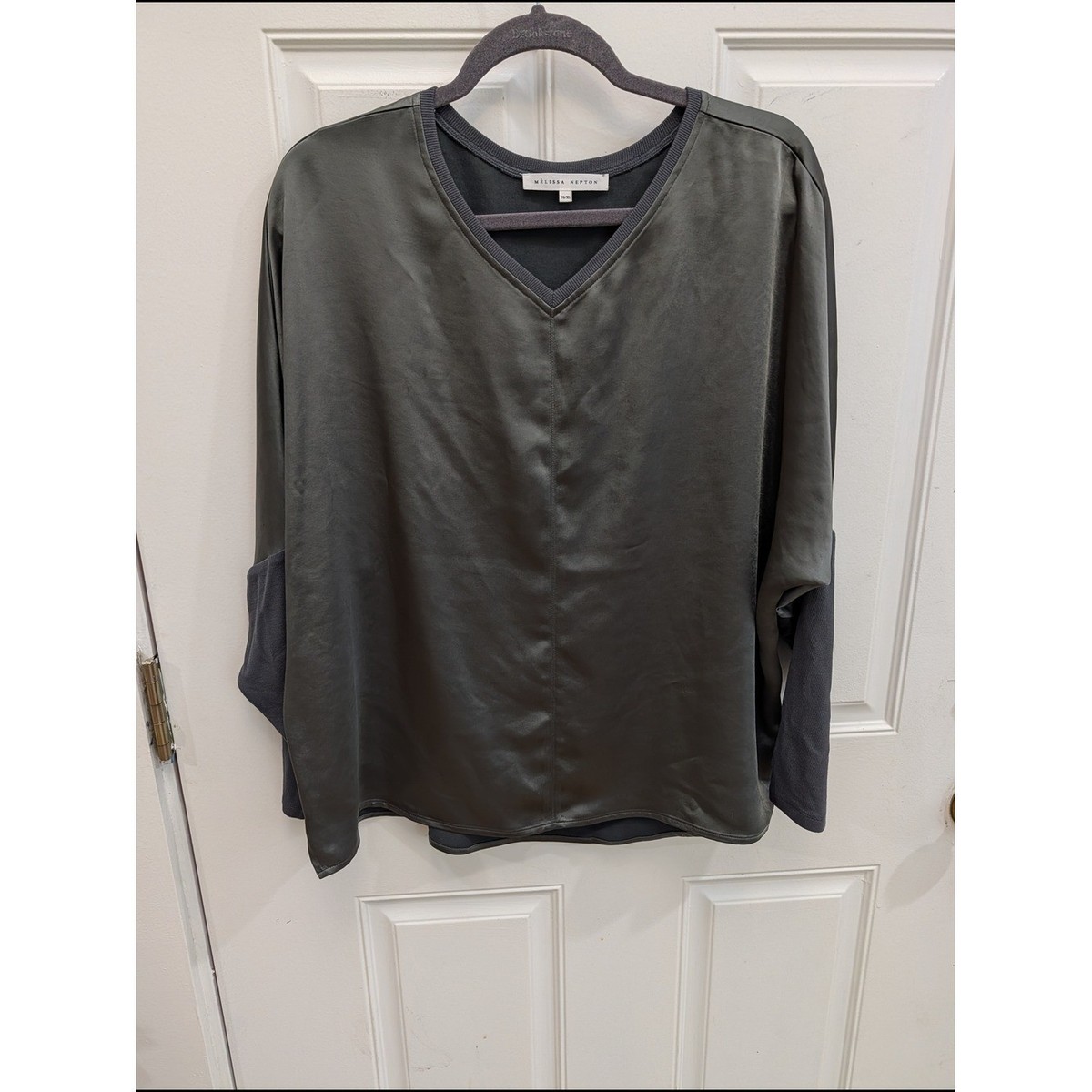Melissa Nepton Cindy Satin Top View 2