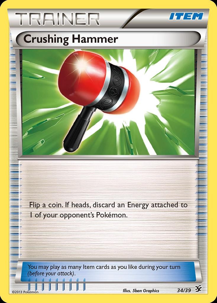 Pokemon Crushing Hammer (34/42) Kalos Starter Set LP