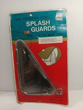 Nos K-mart Stainless Steel Splash Guards Mud Flaps Muscle Car Vintage Pair