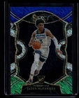 2020-21 Panini Select Basketball Jaden McDaniels 88 Blue White Green Shimmer /49