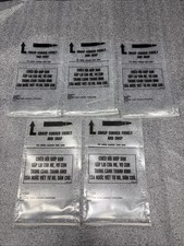 5 Pk U.S. Vietnam War Original CHIEU HOI Plastic Protective Ammo Bags