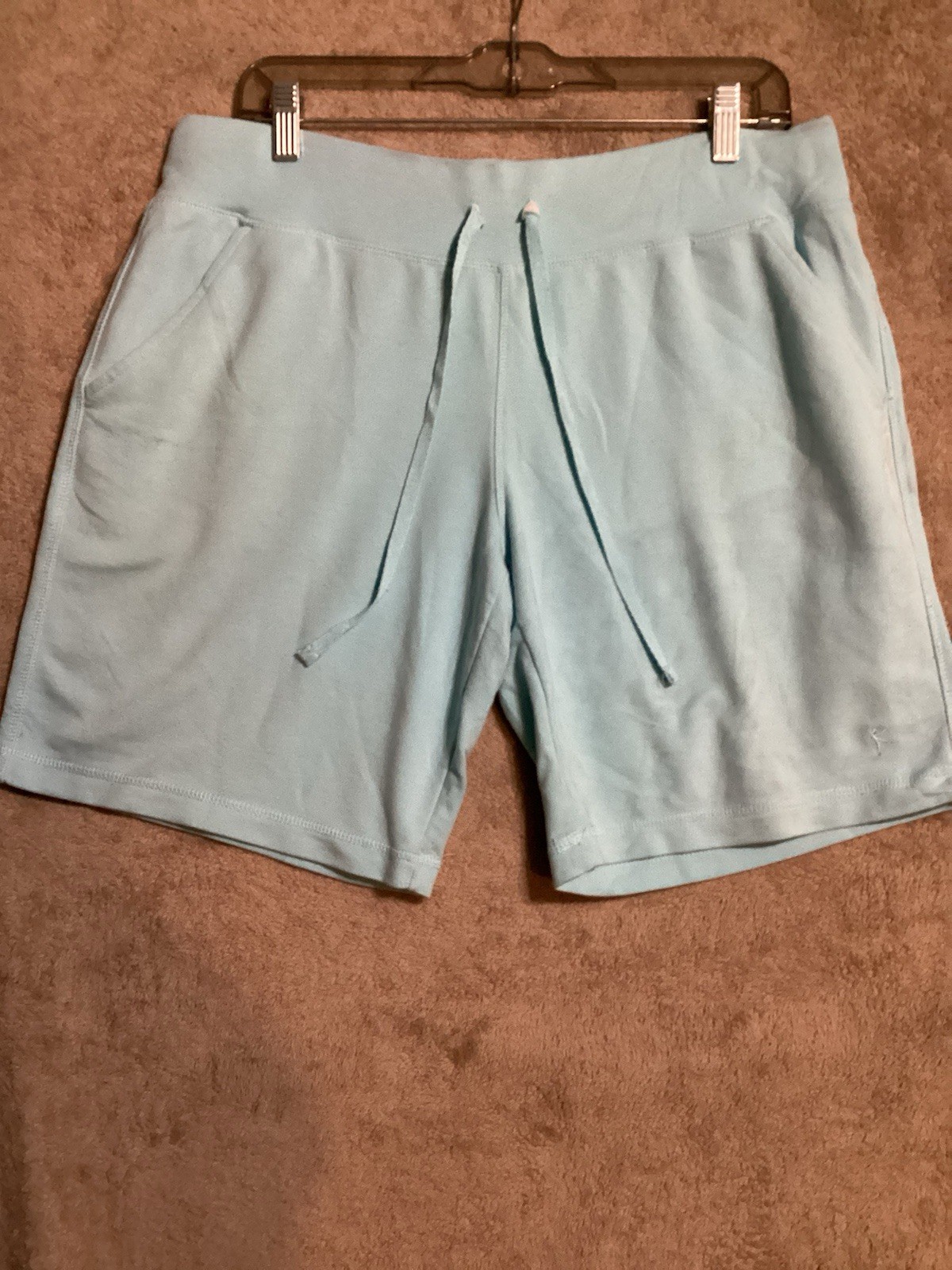 Danskin Now Women’s Light Blue Draw String Shorts Size Large