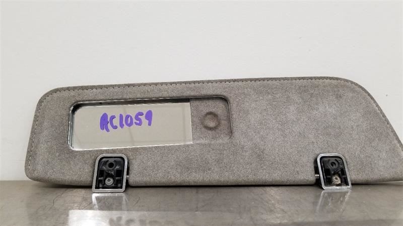 19 ASTON MARTIN VANTAGE SUN VISOR RIGHT PASSENGER GRAY ALCANTARA