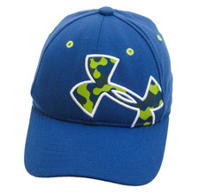 Under Armour Boys Small - Medium Blue Baseball Cap Hat Cotton Camouflage Logo