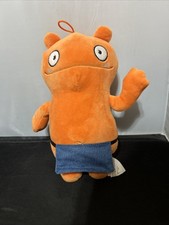 Ugly Dolls WAGE Plush Orange w/ Denim Apron Hasbro 10  Stuffed Plush 2019 JZ12