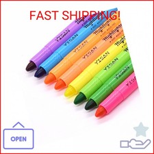 YISAN Bible Highlighters No Bleed,Gel Highlighter,Dry Highlighters,Crayon Marker