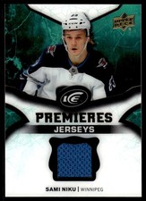 2018-19 Upper Deck Ice Premieres Jerseys Sami Niku - Winnipeg Jets #IPJ-SN