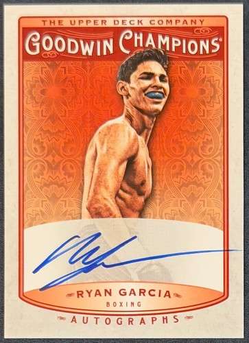 2019 Upper Deck Goodwin Champions RYAN GARCIA A-RG On-Card Autograph Auto SP