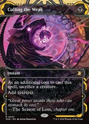 Culling the Weak Foil #27 Secrets of Strixhaven Mystical Archive MTG