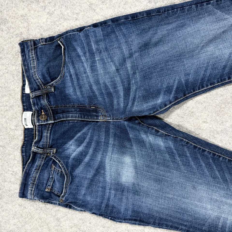 William Rast Straight Leg Jeans Men's Size 34x30 (Actual Fit 35x28.5) Blue Denim - Image 3 of 4