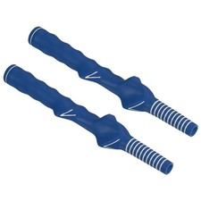 2Pcs Golf Club Swing Training Grip Right Handed Teaching Practice Aid Dark Blue
