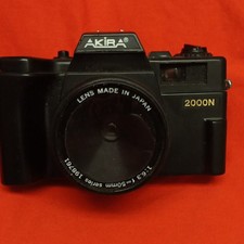 Akira 2000N 35mm SLR Film Camera Black w/ 50mm f/6.3 Lens Manual Focus