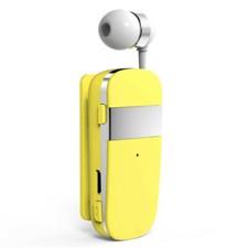 Wireless Bluetooth 5.0 Headset In Ear Earbud with Collar Clip Computer Earphones