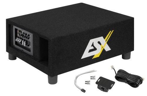 BMW RAM HK Plug & Play Active Subwoofer ESX QXB6A 500w subwoofer box Dual 2ohm - Picture 2 of 12