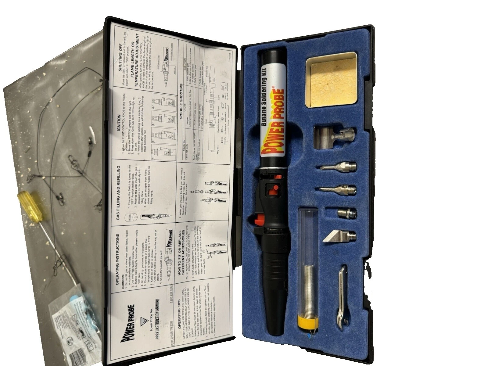 Power Probe Gas Soldering Iron Kit