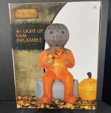 Spirit Halloween Trick ‘r  Treat Sam 4' Inflatable Halloween Light-Up Decor NIB