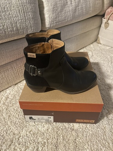 Pikolinos Womens Rotterdam Black Ankle 