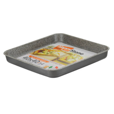 Teglia Forno Alluminio 40x33cm - 7 Strati Antiaderente Graziano Per Pizza E Dolci - Foto 3