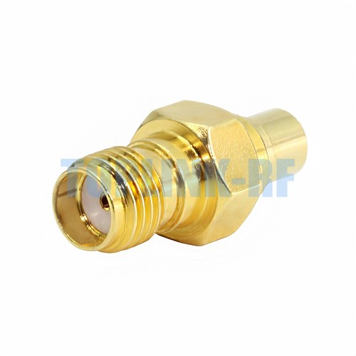 10x MCX Female Jack to SMA Female Jack Straight RF Adapter Coaxial Connector - Picture 2 of 5