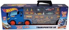 Hot Wheels Transporter Valigetta Bisarca con 4 Auto