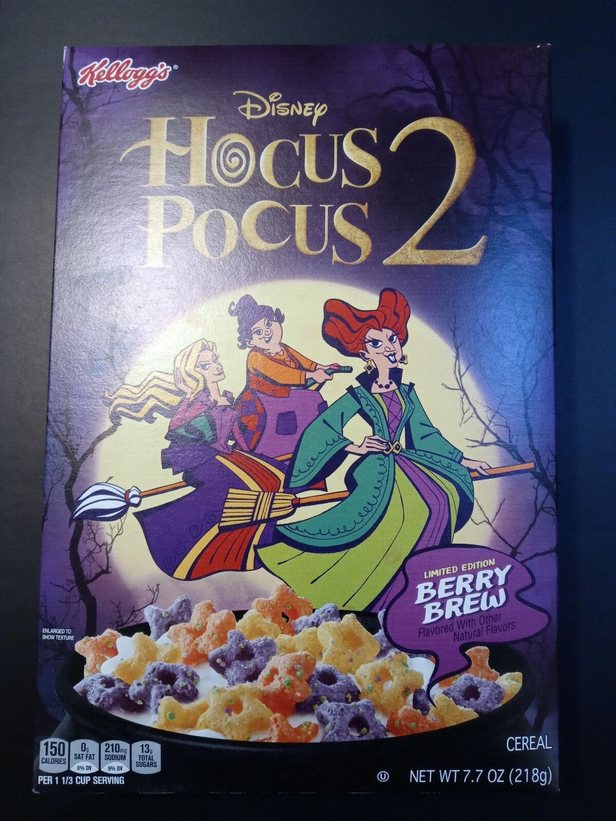 1 Kellogg's Disney HOCUS POCUS 2 LIMITED EDITION Breakfast Berry Brew