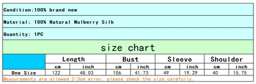  Seiden Cardigan dünn lang Oberteil Kimono Schal Mantel Sommer Strand Cover Up MM148 - Bild 3 von 40