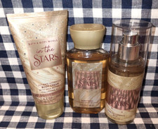 3 Piece NEW In The Stars Mist Cream Gel TRAVEL Set Bath  Body Works