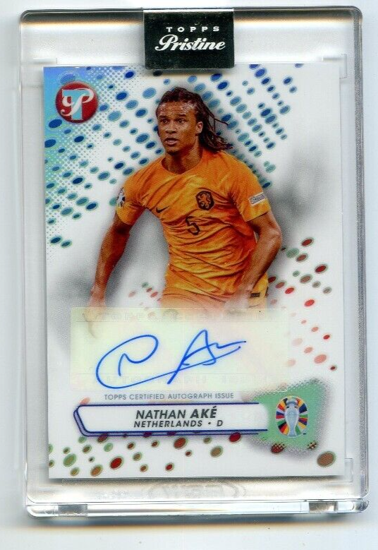ナタン・アケ 2023 Topps Pristine Road To UEFA Euro 2024 NATHAN AKE #PA-NA AUTO