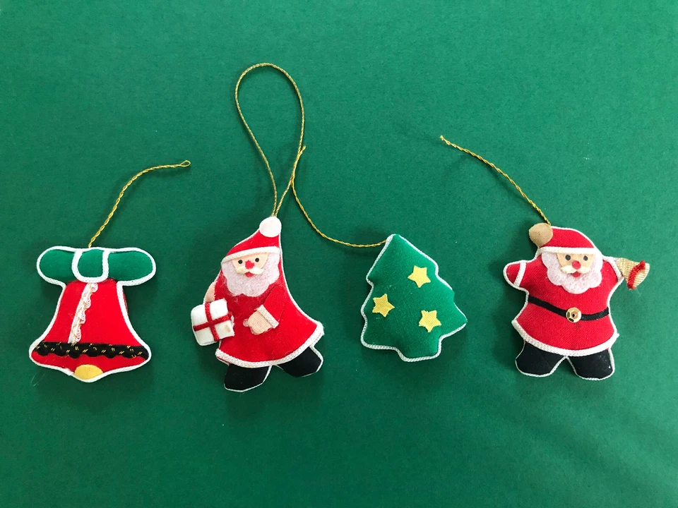 Christbaumanhänger Geschenkanhänger Weihnachtsdeko Stoff