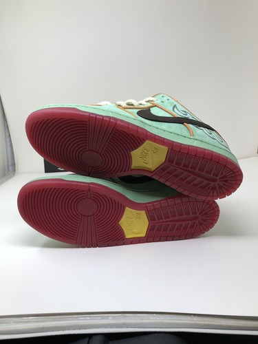 Nike SB Dunk Low Rodeo Tormaline taglia 11 verde DS nuove HF3058-300 - Foto 6 di 17