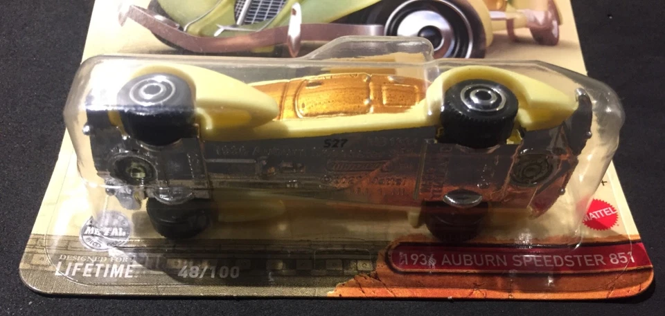 MATCHBOX 2023 - 1936 AUBURN SPEEDSTER 851 INDIANA JONES NEAR MINT VHTF CARD GOOD - Image 2 of 4