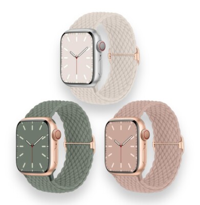 Geflochtenes Armband Kompatibel mit Apple Watch 38mm 40mm 41mm - AUSWAHL