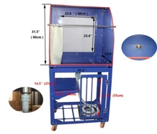 Vertical Screen Printing Washout Tank w/Backlight Screen Frame Rinsing Tank 110V