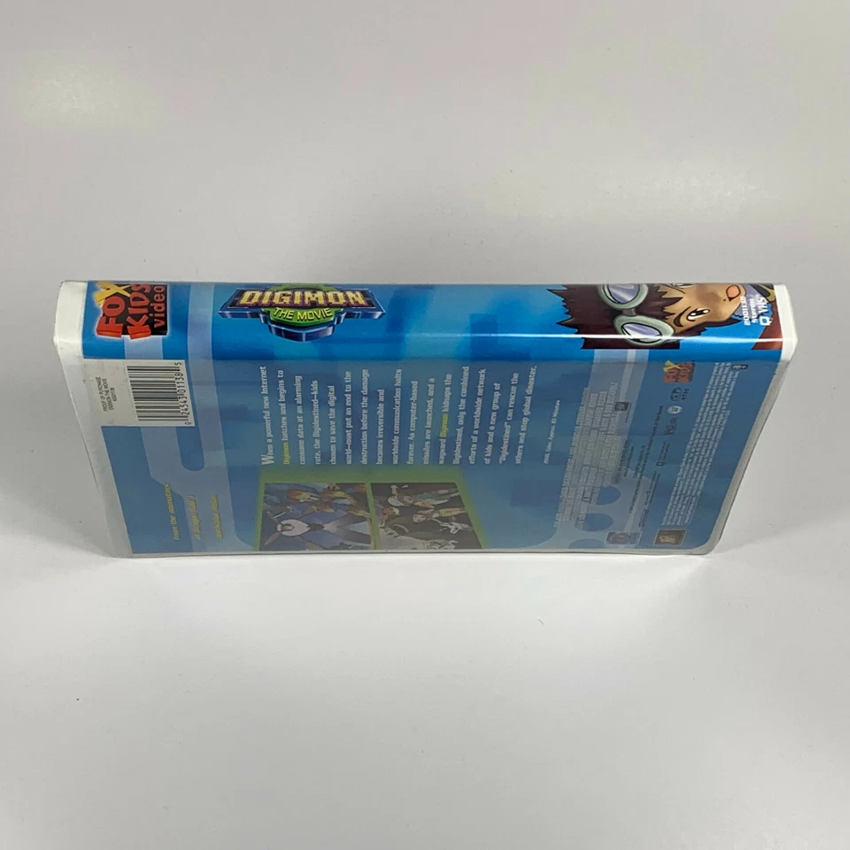 Digimon The Movie VHS 2000 Clamshell Case Animated Cartoon Full Length Film - Image 4 of 4