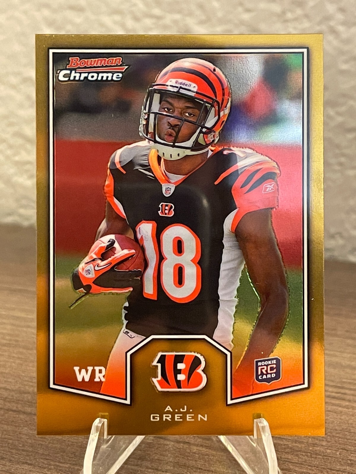 AJ Green Rookie 2011 Bowman Chrome GOLD Cincinnati Bengals | eBay