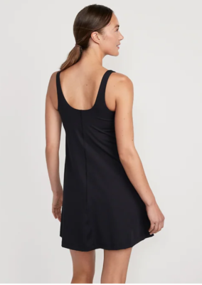 loose fitting athletic dress SPANX Power Boost Exercise Dress In Tulip Pink