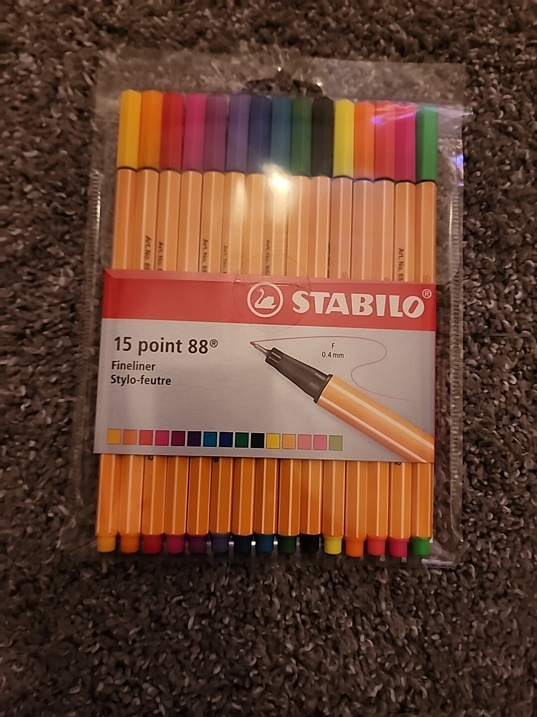 Stabilo 15 Point 88 Fineliner Markers