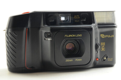 [AS IS] FUJI TELE Cardia Super DATE Point and shoot Compact FILM Camera READ