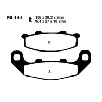 EBC BremsbeläGe Vorn Passend FüR Suzuki RGV 250 Bj. 1991-1993