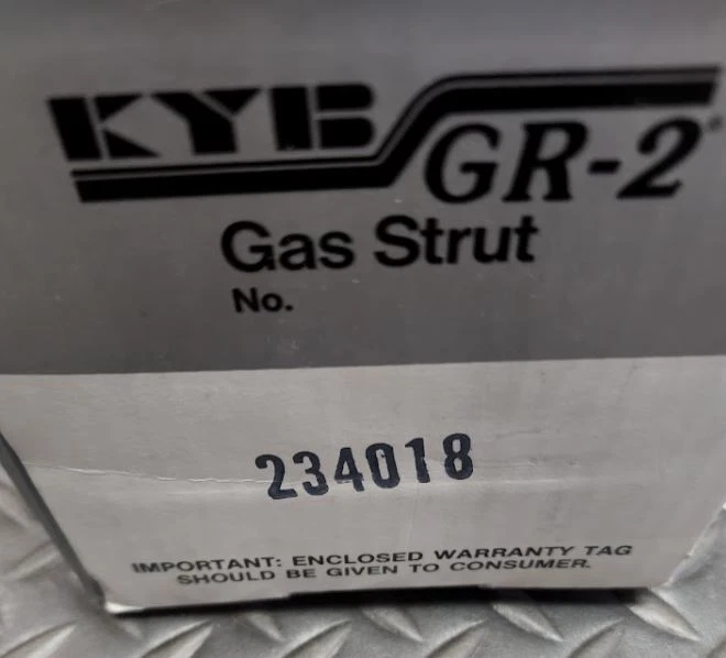 KYB Front GR-2 Gas Strut - 234018 - For Ford Escort, EXP & Mercury Lynx, LN7 - Image 4 of 4