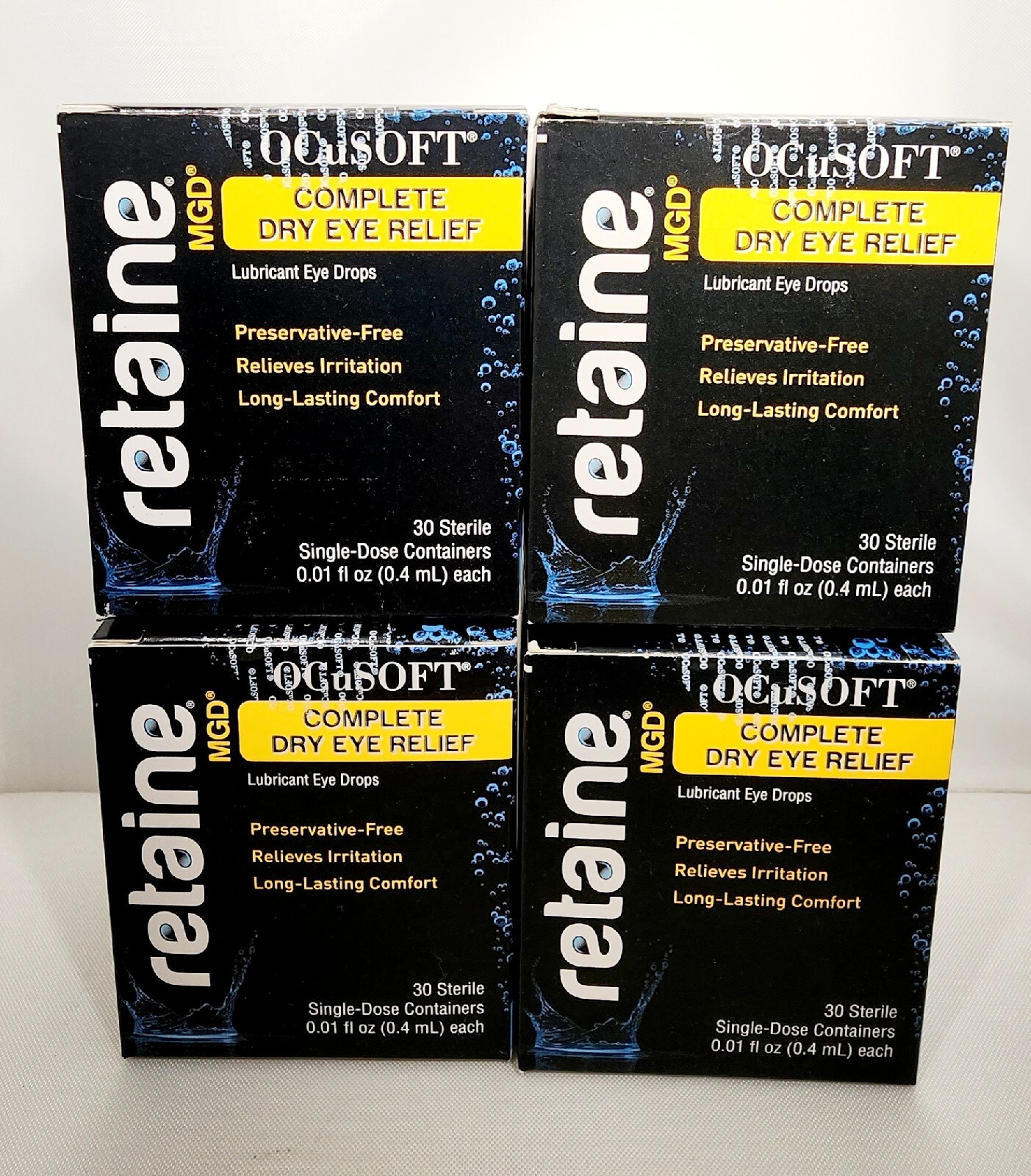 FOUR - OCuSOFT Retaine MGD Emulsion 30 Single-Dose Containers Exp Nov ...