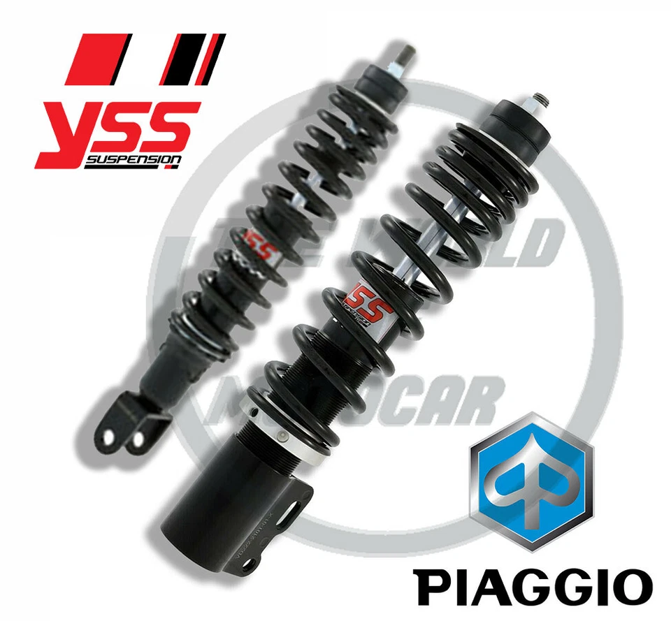 COPPIA AMMORTIZZATORI YSS PIAGGIO ZIP SP VESPA ET2 ET4 50 125 REGOLABILI YSS