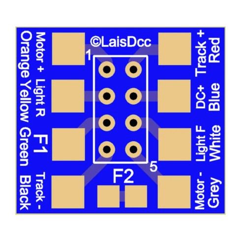Presa 10 pz o 1 pz DCC 8 pin NEM652 con schede a saldare per modellismo treni ferroviari - Foto 3 di 5